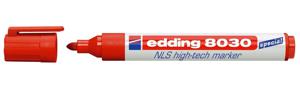 Edding 8030 NLS High-Tech permanente marker Kogelpunt Rood