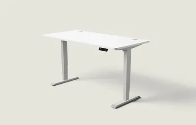 Desktronic HomePro bureau Grijs / Wit / 160x80 cm