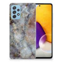 Samsung Galaxy A72 | TPU | Siliconen hoesje | Marmer Grijs