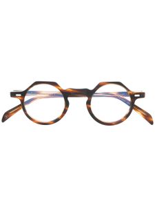 Lesca lunettes de vue Yoga à monture ronde - Marron