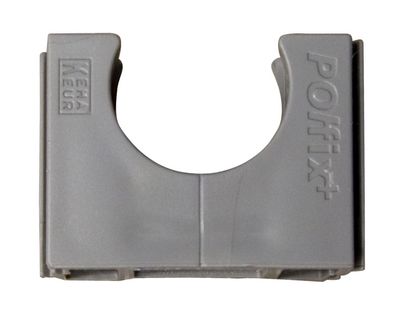 Polfix klembeugel 25mm grijs (1 stuk)