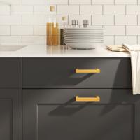 Handvatten 20 st 96 mm roestvrij staal goudkleurig