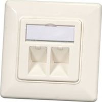 EFB Elektronik ET-25085V2 RJ-45 Wit wandcontactdoos
