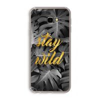 Stay wild: Samsung Galaxy J4 Plus Transparant Hoesje