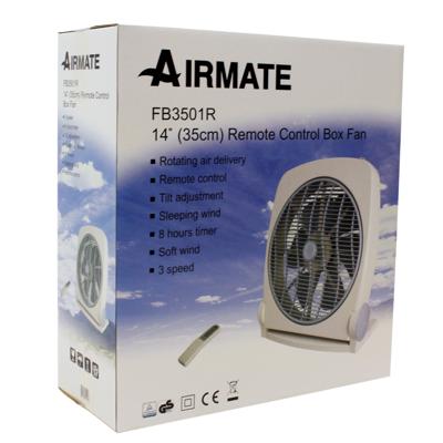 Airmate Box Ventilator + Afstandsbediening 8u Timer Airmate Box Ventilator + Afstandsbediening 8u Timer