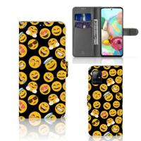 Samsung Galaxy A71 | Telefoon Hoesje | Emoji | Portemonnee hoesje