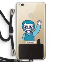 Zwaai: Huawei Ascend P8 Lite (2017) Transparant Hoesje met koord