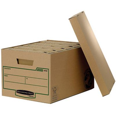 Bankers Box Opbergdoos 4470701 32.5 cm x 26 cm x 44.5 cm Karton (dun) Bruin 10 stuk(s)