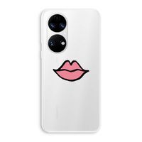Kusje: Huawei P50 Transparant Hoesje