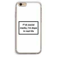 I'm dope: iPhone 6 Plus / 6S Plus Transparant Hoesje