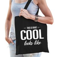 This is what cool looks like cadeau tas zwart voor dames - thumbnail