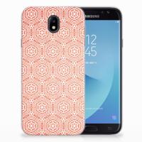 Samsung Galaxy J7 2017 | J7 Pro | TPU bumper | Pattern Orange