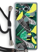 Fantasie jungle: Sony Xperia XZ2 Compact Transparant Hoesje met koord