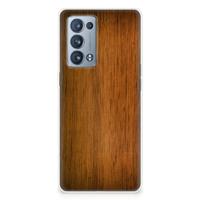 OPPO Reno 6 Pro Plus 5G | Bumper Hoesje | Donker Hout