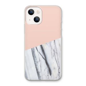 A touch of peach: iPhone 13 Transparant Hoesje