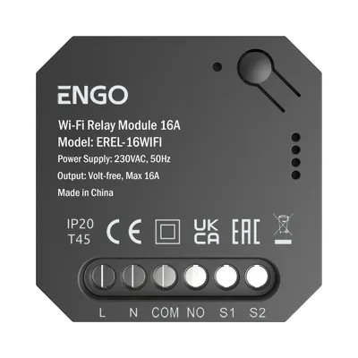 ENGO EREL-16WIFI - WIFI Smart Relais, 1x16A,