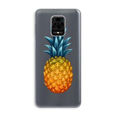 Grote ananas: Xiaomi Redmi Note 9 Pro Transparant Hoesje