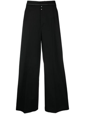 MM6 Maison Margiela pantalon à coupe ample - Noir