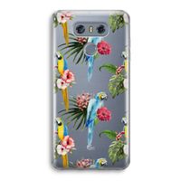 Kleurrijke papegaaien: LG G6 Transparant Hoesje Kleurrijke papegaaien: LG G6 Transparant Hoesje