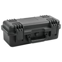 VidaXL Flightcase draagbaar 46,5x21,5x17,5 cm pp zwart