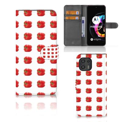 Motorola Edge 20 Lite | Book Cover | Paprika Red