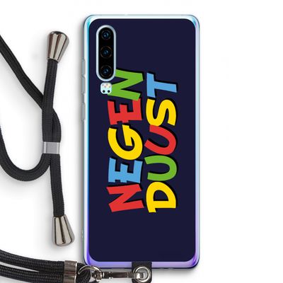 90's One: Huawei P30 Transparant Hoesje met koord