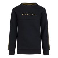 Cruyff Gamer Crew Sweater Kids Zwart Goud - thumbnail