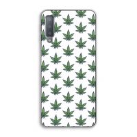 Weed: Samsung Galaxy A7 (2018) Transparant Hoesje