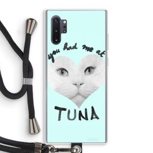 You had me at tuna: Samsung Galaxy Note 10 Plus Transparant Hoesje met koord