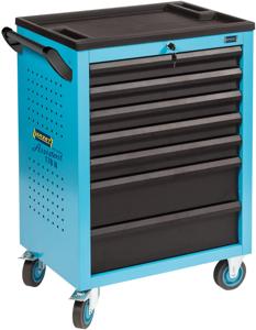 HAZET Gereedschapwagen - Assistent 178N-7 - enkel 178N-7 - L x B x H: 781 mm x 498 mm x 1039 mm - Laden, ondiep: 5× 80 x 527 x 348 mm - Laden, diep: