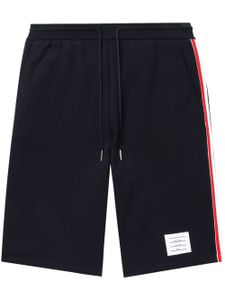 Thom Browne short à bandes latérales contrastantes - Bleu