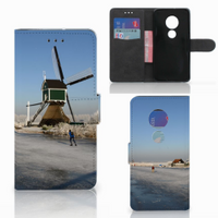 Motorola Moto G7 Play Flip Cover Schaatsers