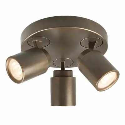Freelight Spot Razza 3 lichts Ø 21 cm GU10 brons goud