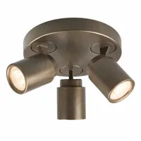 Freelight Spot Razza 3 lichts Ø 21 cm GU10 brons goud
