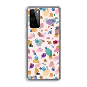 Terrazzo Memphis Pink: OnePlus 9 Pro Transparant Hoesje