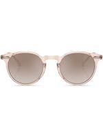 Oliver Peoples lunettes de soleil teintées à monture ronde - Rouge