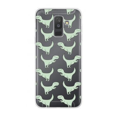 Dinos: Samsung Galaxy A6 Plus (2018) Transparant Hoesje