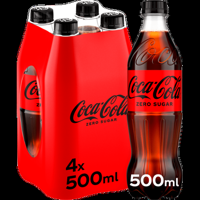 CocaCola Zero Sugar 4 x 500 ml bij Jumbo