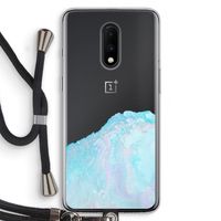 Fantasie pastel: OnePlus 7 Transparant Hoesje met koord
