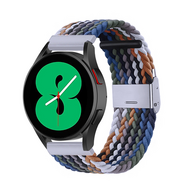 Braided nylon bandje - Multicolor Dark - Samsung Galaxy watch 7 - 40mm / 44mm