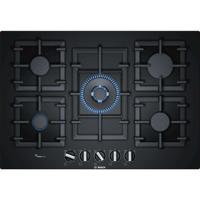 Bosch Serie 6 PPQ7A6B90 kookplaat Zwart Ingebouwd Gaskookplaat 5 zone(s)