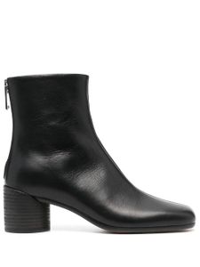 MM6 Maison Margiela bottines à bout carré - Noir