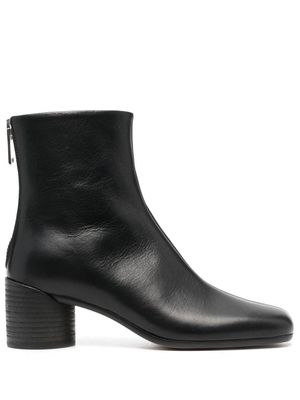 MM6 Maison Margiela bottines à bout carré - Noir