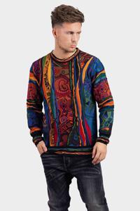 Carlo Colucci C11705 201 Sweater Heren - Maat S - Kleur: Paars | Soccerfanshop