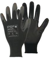 Werkhandschoenen PU Poly Flex Allround - Zwart - Maat 10/XL - thumbnail