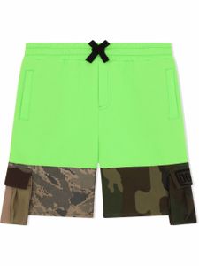 Dolce & Gabbana Kids short à imprimé camouflage - Multicolore