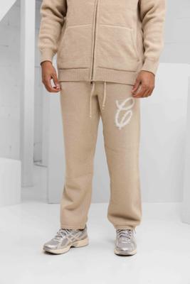 Croyez Fluffy Essence Knit Sweatpants Heren Beige - Maat XS - Kleur: Sand | Soccerfanshop