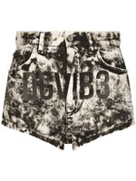 Dolce & Gabbana DGVIB3 short en coton à logo imprimé - Noir - thumbnail