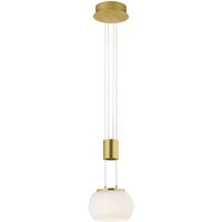 LED Hanglamp - Hangverlichting - Trion Maliba - 8W - 1-lichts - Warm Wit 3000K - Dimbaar - Rond - Mat Goud - Aluminium - thumbnail