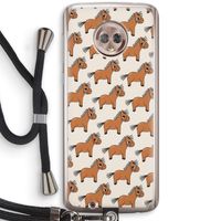 Pony: Motorola Moto G6 Transparant Hoesje met koord